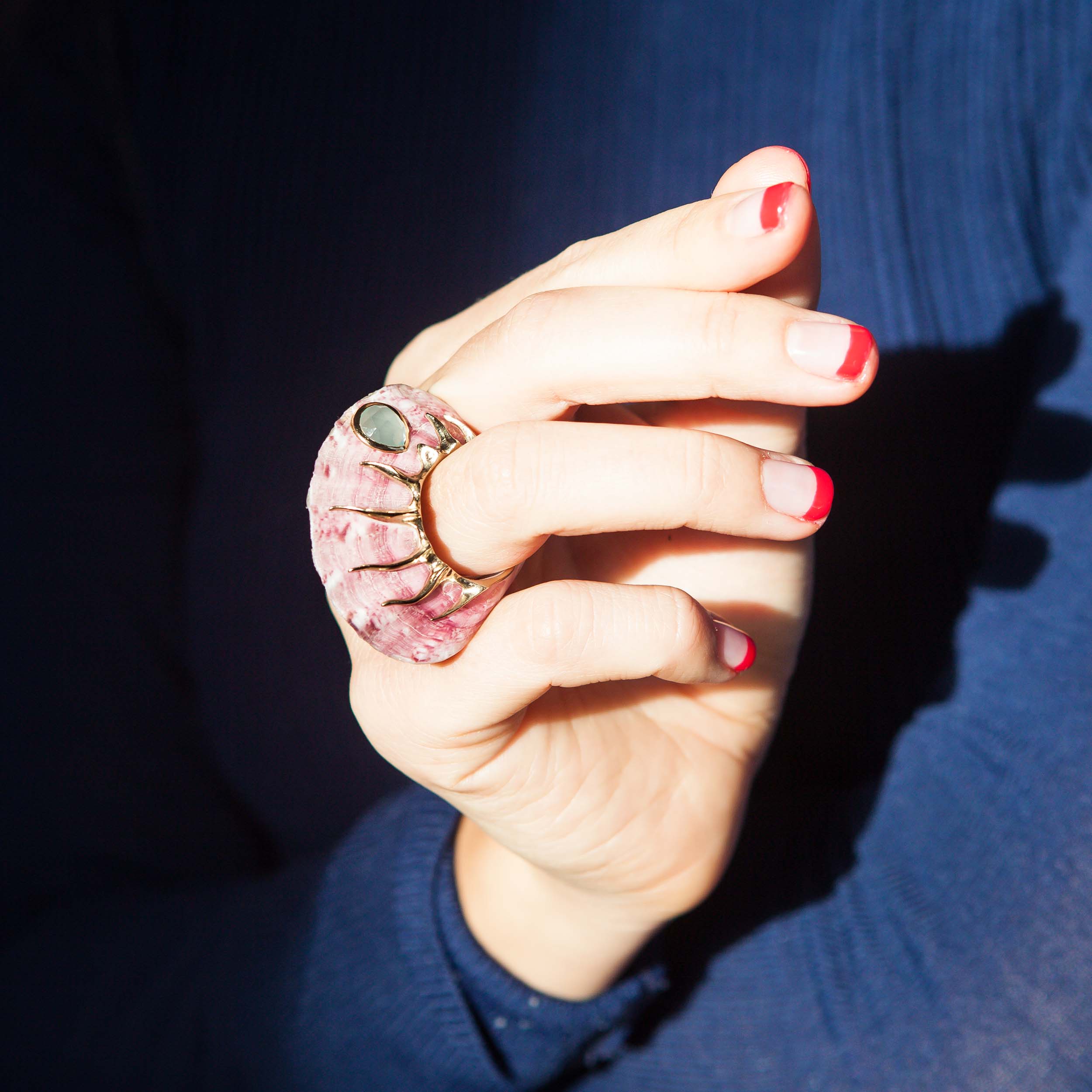 SHAGREEN & TORTOISE PINK DELIGHT SHELL RING REVIEW