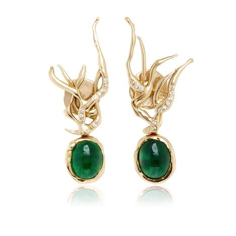  Lucifer Vir Honestus Emerald Earrings $11,960