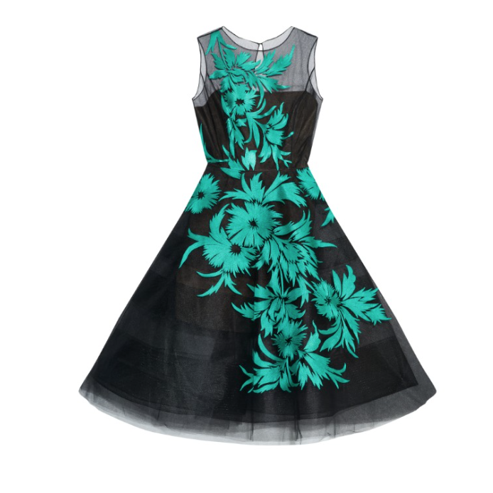 OSCAR DE LA RENTA Floral dress £4859