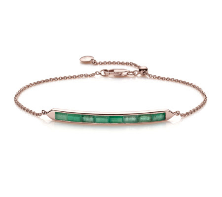 Monica Vinader Emerald Bracelet £395