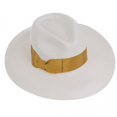 EMILY LONDON White Resort Hat