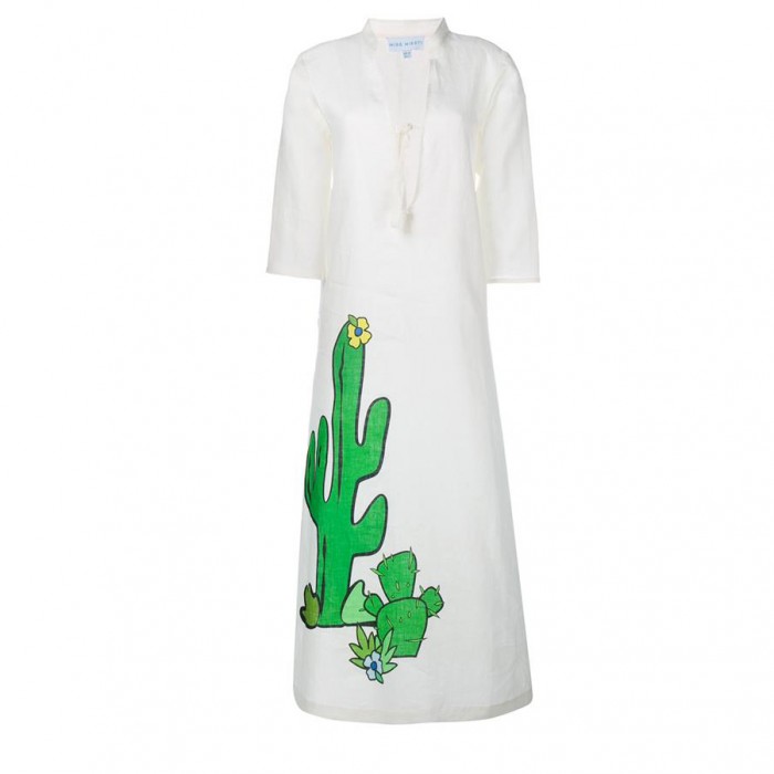 MIRA MIKATI Cactus Kaftan Dress