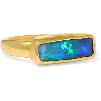 PIPPA SMALL 22K gold opal ring
