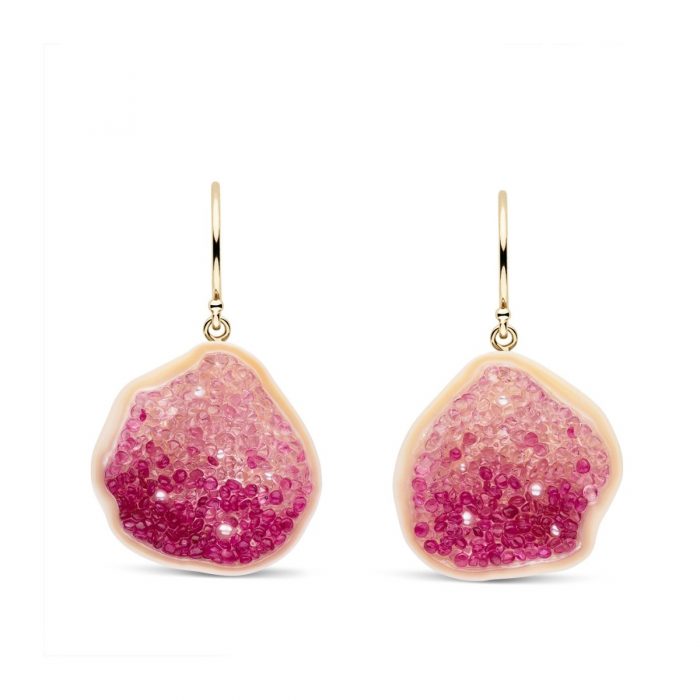 Little H Pink Ombre Earrings