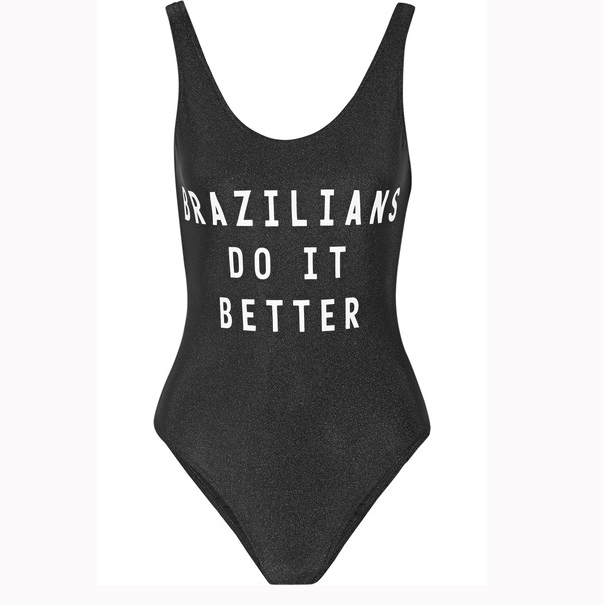 ADRIANA DEGREAS Brazilian printed swimsuit