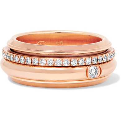 PIAGET rose gold diamond ring
