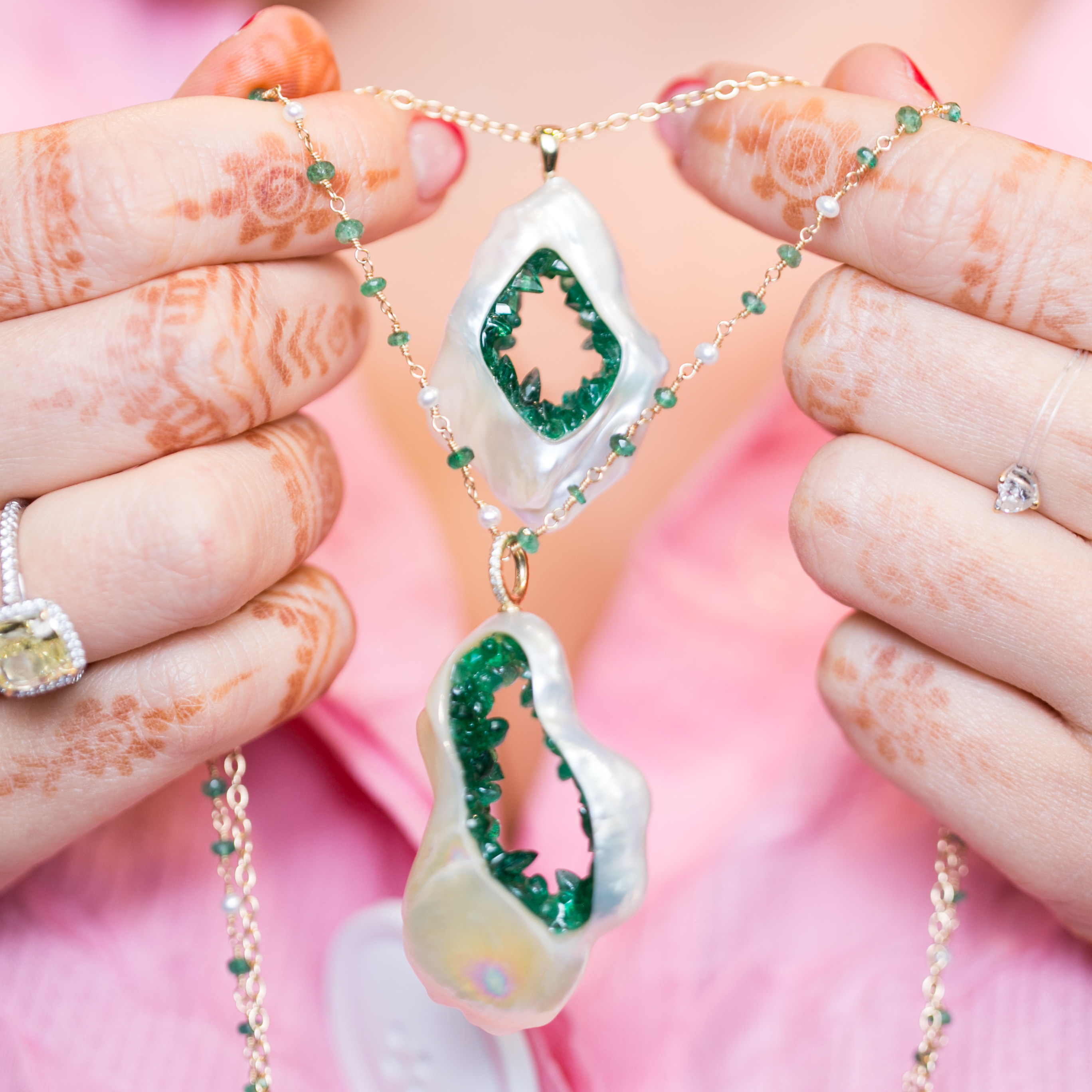 Little H pearl jewelry_GEMOLOGUE_Liza Urla_JCK_JCK Las Vegas_contemporary pearl jewelry_jewelry blog