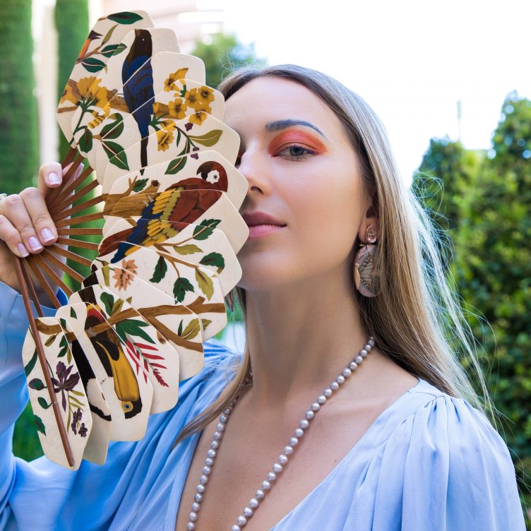 GET THE LOOK: JAPANESE MOTIFS IN MARQUETRY JEWELLERY WITH SILVIA FURMANOVICH